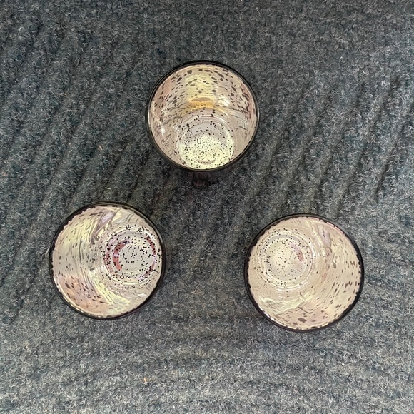 [Set of 3] Mini Mercury Glass Votives from Bridge Nine Candles - Picture 7 of 10